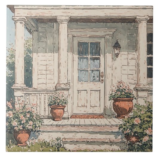 Landhausveranda Fliese (Vorderseite)