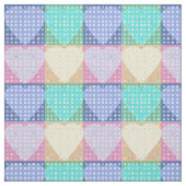 Landherzen mit Quilt-Quadrat Stoff (Muster)