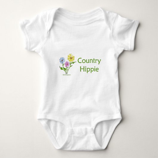LandHippie Baby Strampler (Vorderseite)