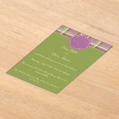 Landhochzeit Acryleinladungen (Ablage )