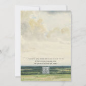 Landhochzeit | Fine Art Landschaft + QR Code Einladung (Rückseite)