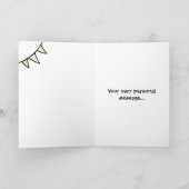 Landhochzeit mit grünem Traktor Karte (Innenseite)