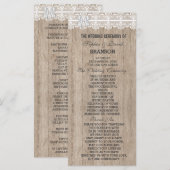 Landhochzeit-Spitze Alte Scheune Holz Individuelle Programm (Vorne/Hinten)