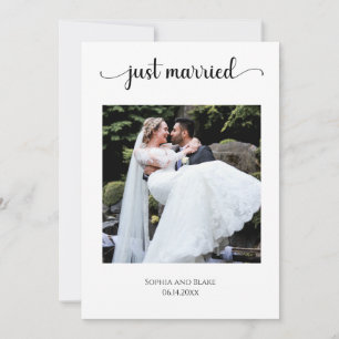 Landhochzeit Weiß/Burgunder Foto Hochzeitsankündig Einladung