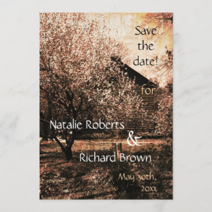 Landhochzeits-Einladungsvorlage Einladung