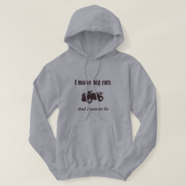 LandHoodie der große Furche-lustiger Droschke-ATV Hoodie