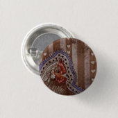 Landhuhn Button (Vorne & Hinten)