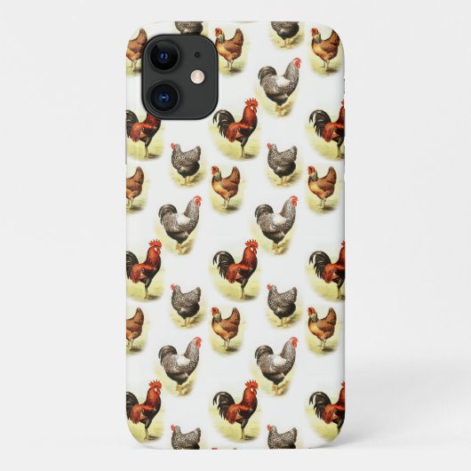 Landhuhn-Muster Case-Mate iPhone Hülle (Rückseite)