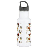Landhuhn-Muster Trinkflasche (Rückseite)