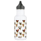 Landhuhn-Muster Trinkflasche (Rechts)