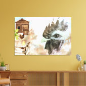 *~ Landhühnchen Coop Hen Farm House Chic Rustic Leinwanddruck (Insitu (Wohnzimmer))