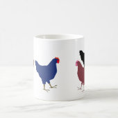 Landhühner-Tasse Kaffeetasse (Mittel)