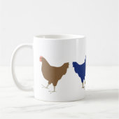 Landhühner-Tasse Kaffeetasse (Links)