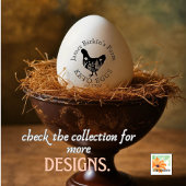 Landhühnercoop KETO EIER EDITABLE Gummistempel