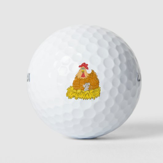 Landhühnermouse Golfball (Vorderseite)