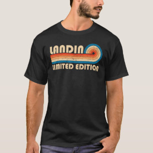 LANDIN Surname Retro Vintag 80er 90s Geburtstag Re T-Shirt