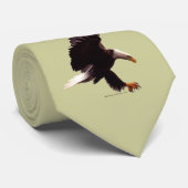 Landing American Bald Eagle Designer Krawatte (Gerollt)