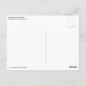 Landing Bald Eagle Postkarte (Rückseite)