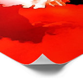 Landing Eagle Poster Print - Red Eagle Poster (Ecke)