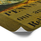 Landing of Columbus - Edward Hicks Fine Art Poster (Ecke)