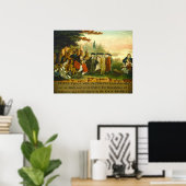 Landing of Columbus - Edward Hicks Fine Art Poster (Heimbüro)