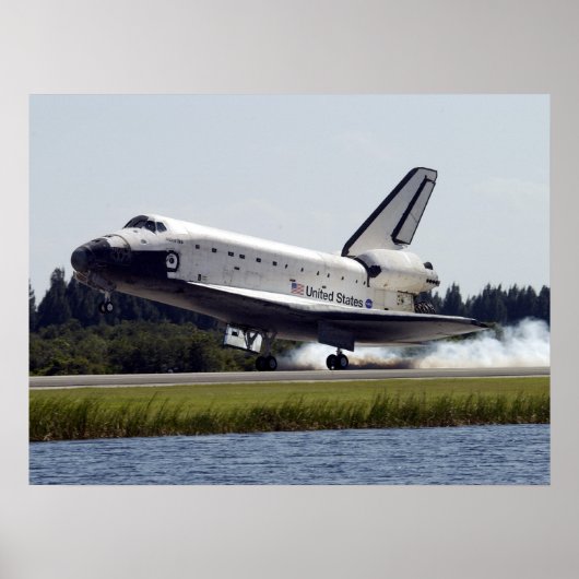 Landing of Space Shuttle Atlantis (STS-112) Poster (Vorne)