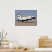 Landing of Space Shuttle Atlantis (STS-27) Poster (Küche)