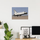 Landing of Space Shuttle Atlantis (STS-27) Poster (Heimbüro)