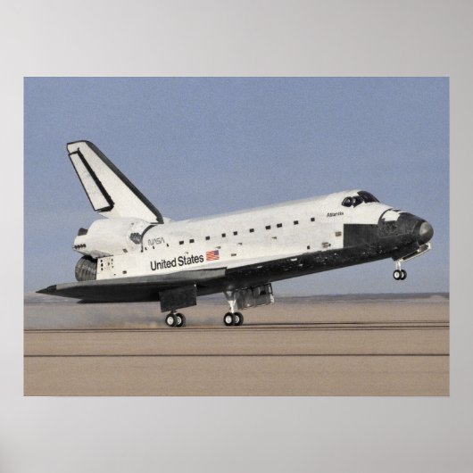 Landing of Space Shuttle Atlantis (STS-27) Poster (Vorne)