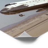 Landing of Space Shuttle Atlantis (STS-61B) Poster (Ecke)