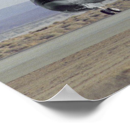 Landing of Space Shuttle Atlantis (STS-66) Poster (Ecke)