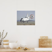 Landing of Space Shuttle Atlantis (STS-66) Poster (Küche)