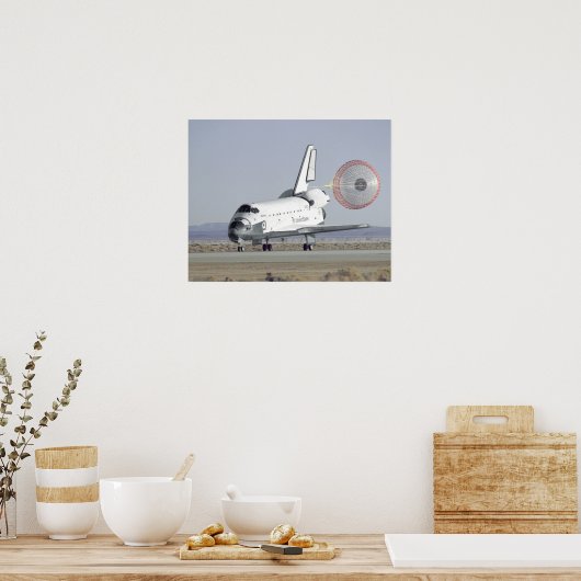 Landing of Space Shuttle Atlantis (STS-66) Poster (Küche)