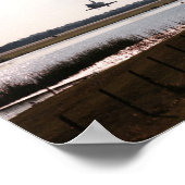 Landing of Space Shuttle Atlantis (STS-81) Poster (Ecke)