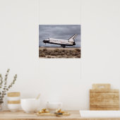 Landing of Space Shuttle Atlantis (STS-98) Poster (Küche)