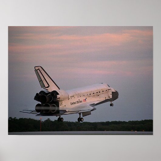 Landing of Space Shuttle Discovery (STS-85) Poster (Vorne)