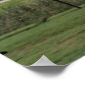 Landing of Space Shuttle Endeavour (STS-108) Poster (Ecke)