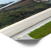 Landing of Space Shuttle Endeavour (STS-108) Poster (Ecke)