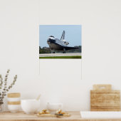 Landing of Space Shuttle Endeavour (STS-108) Poster (Küche)