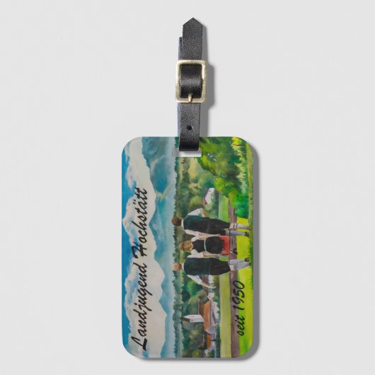 Landjugend Gepäckanhänger (Vorderseite Vertikal)