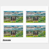 Landjugendfest Rechteckiger Aufkleber (Blatt)