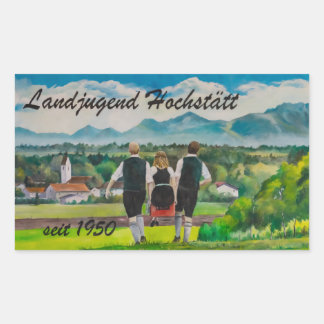 Landjugendfest Rechteckiger Aufkleber