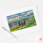 Landjugendfest Rechteckiger Aufkleber (Umschlag)