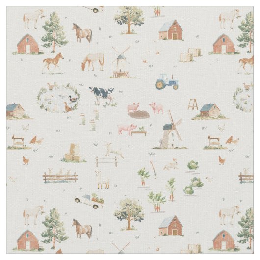 Landkarte Bauerndorf Landschaft Baumschule Stoff (Nahaufnahme)