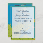 Landkarte der Apostelinseln Einladung (Vorne/Hinten)