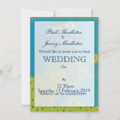 Landkarte der Apostelinseln Einladung (Vorderseite)