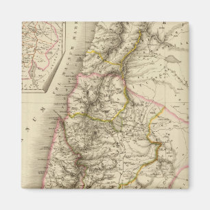 Landkarte des religiösen Nahen Ostens Magnet