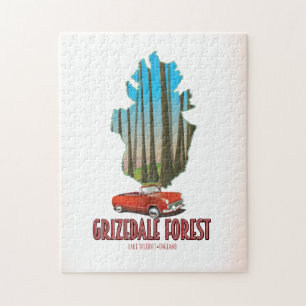 Landkarte für den Landkreis Grizdale Puzzle