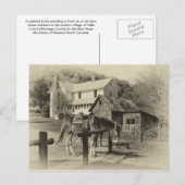 Landkarte für die Landbebauung Postkarte (Vorne/Hinten)