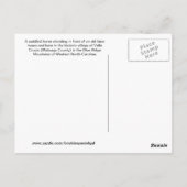 Landkarte für die Landbebauung Postkarte (Rückseite)